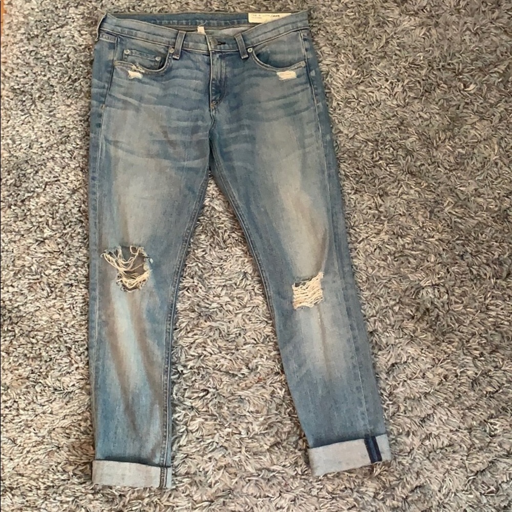 Rag & Bone intermix The Dre Distressed Jeans